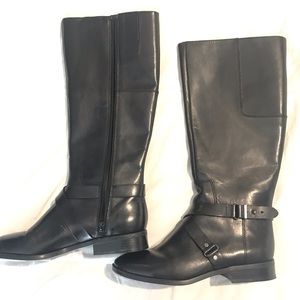 Nine West Tall black boots sz 8.5